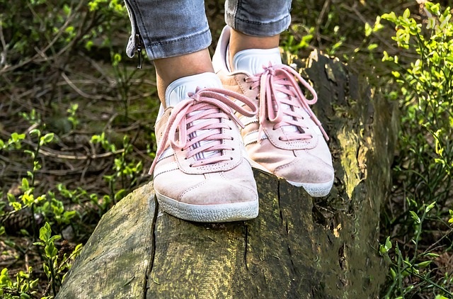 Sportowe buty sneakersy różowe
